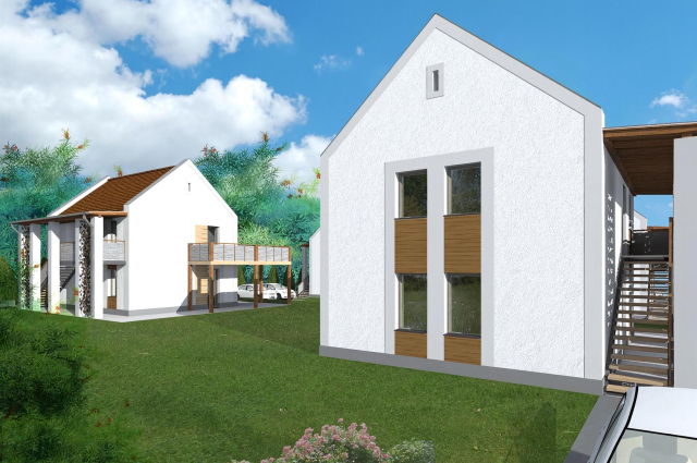12 lakásos apartmanház-együttes – Balatongyörök